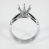 10K White Gold Wedding Set Ring Setting Image
