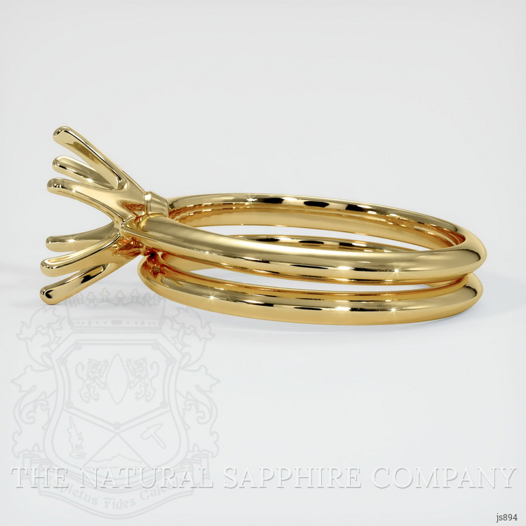 10K Yellow Gold Wedding Set Ring Setting