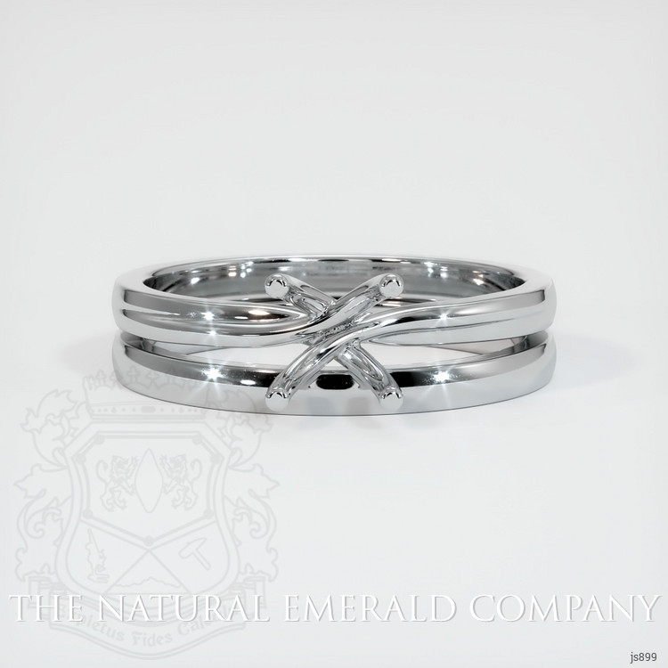 Platinum 950 Wedding Set Ring Setting