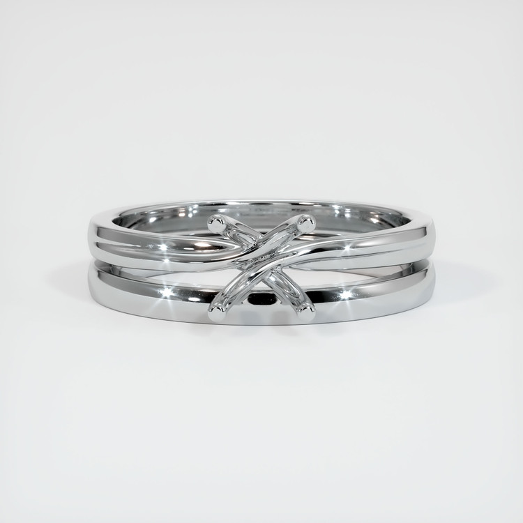Platinum 950 Wedding Set Ring Setting