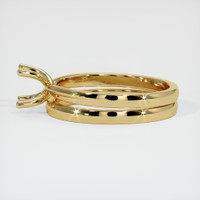10K Yellow Gold Wedding Set Ring Setting Image