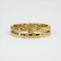 18K Yellow Gold Wedding Set Ring Setting Image