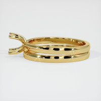 18K Yellow Gold Wedding Set Ring Setting Image