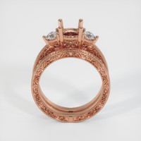 14K Rose Gold Antique Style Ring Setting Image