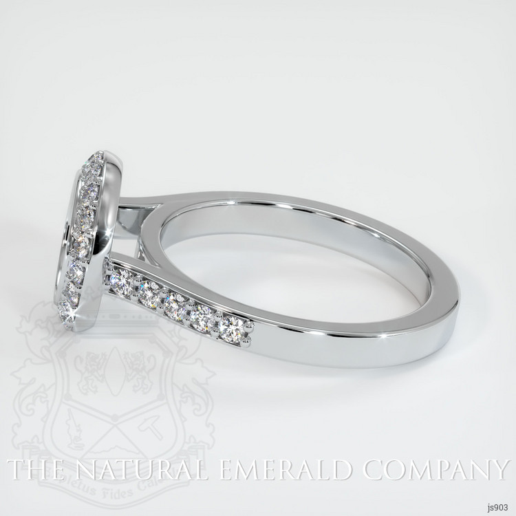 Platinum 950 Pave Ring Setting