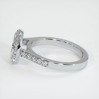 10K White Gold Pave Ring Setting Image
