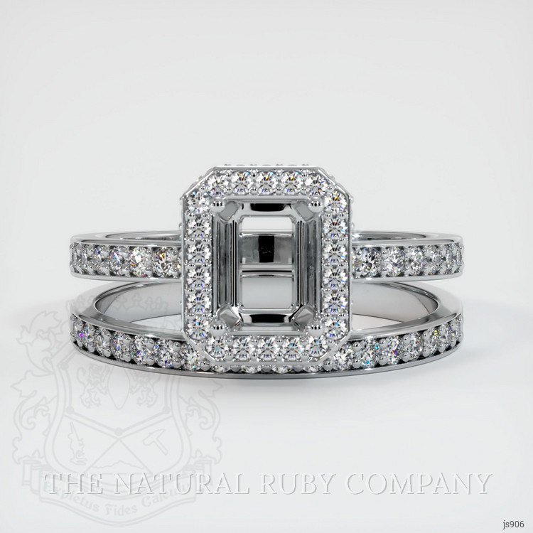 Silver Pave Ring Setting