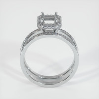 18K White Gold Pave Ring Setting Image