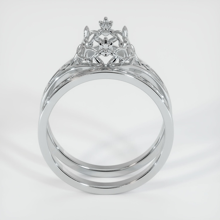 Platinum 950 Antique Style Ring Setting
