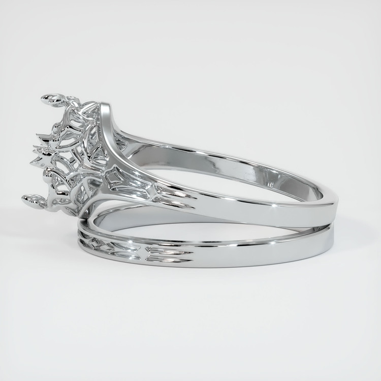 Silver Antique Style Ring Setting