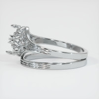 14K White Gold Antique Style Ring Setting Image