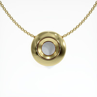 10K Yellow Gold Bezel Pendant Setting Video