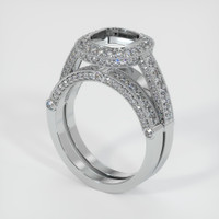 10K White Gold Pave Ring Setting Video
