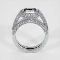 10K White Gold Pave Ring Setting Image