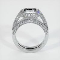 18K White Gold Pave Ring Setting Image