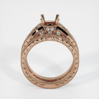 14K Rose Gold Antique Style Ring Setting Image