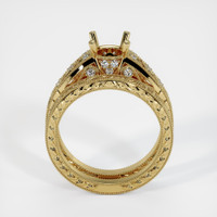 18K Yellow Gold Antique Style Ring Setting Image