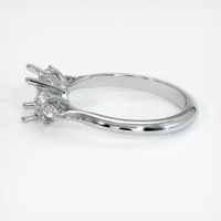 14K White Gold Accent Stones Ring Setting Image