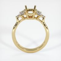 14K Yellow Gold Accent Stones Ring Setting Image