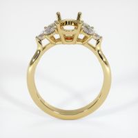 18K Yellow Gold Accent Stones Ring Setting Image