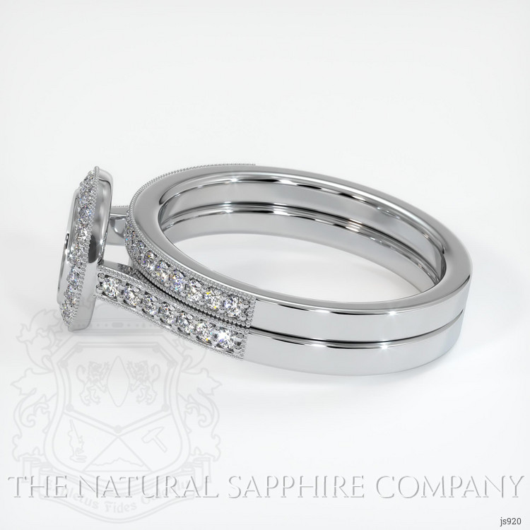 Platinum 950 Pave Ring Setting