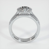 10K White Gold Pave Ring Setting Image