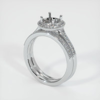 Platinum 950 Pave Ring Setting Video