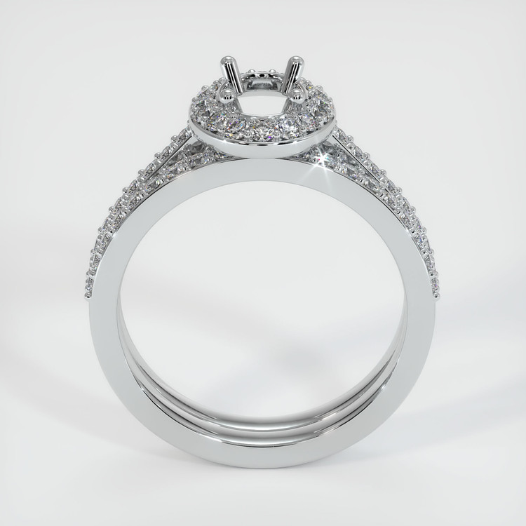 Platinum 950 Pave Ring Setting
