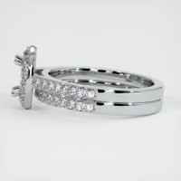 10K White Gold Pave Ring Setting Image