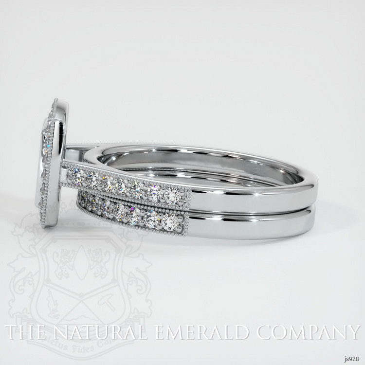Platinum 950 Pave Ring Setting