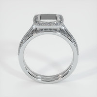 Silver Pave Ring Setting Image