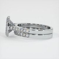10K White Gold Pave Ring Setting Image