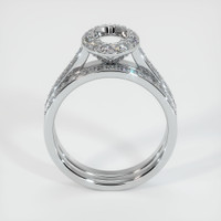 10K White Gold Pave Ring Setting Image