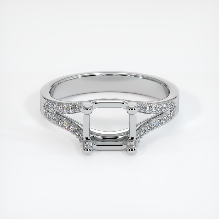 Platinum 950 Pave Ring Setting
