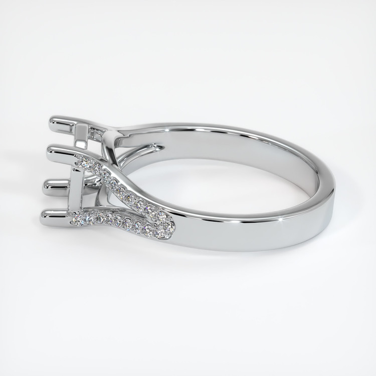 Platinum 950 Pave Ring Setting