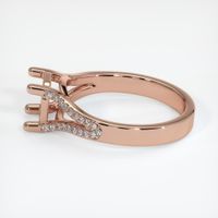 14K Rose Gold Pave Ring Setting Image