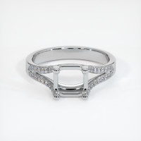 Silver Pave Ring Setting Image