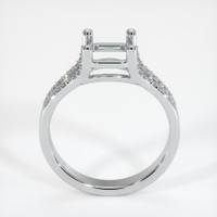Silver Pave Ring Setting Image