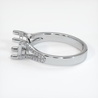 10K White Gold Pave Ring Setting Image