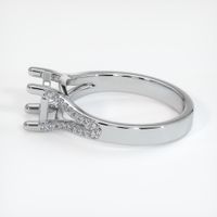 14K White Gold Pave Ring Setting Image