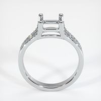 18K White Gold Pave Ring Setting Image