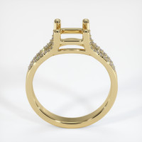 10K Yellow Gold Pave Ring Setting Image