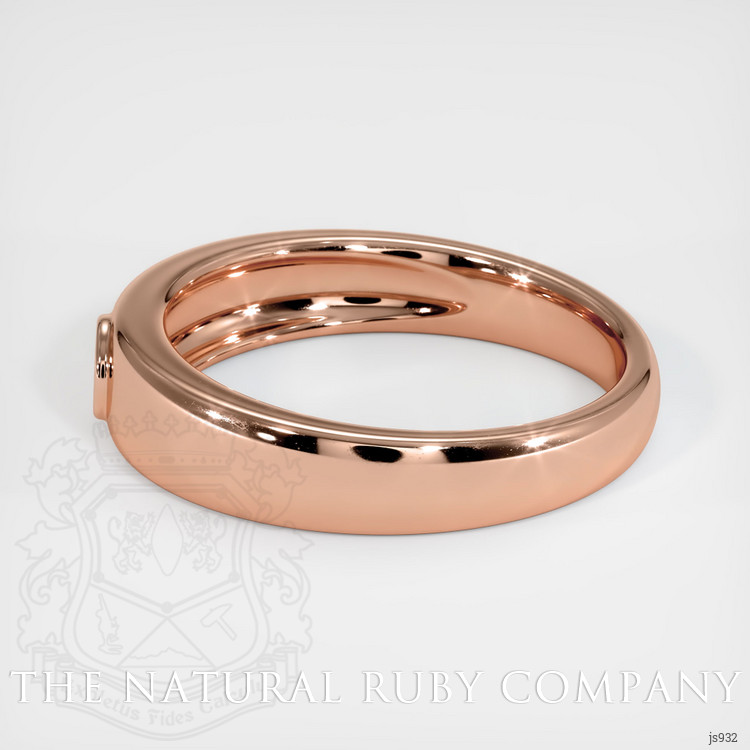 14K Rose Gold Men's Ring Setting