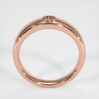 14K Rose Gold Men's Ring Setting Image