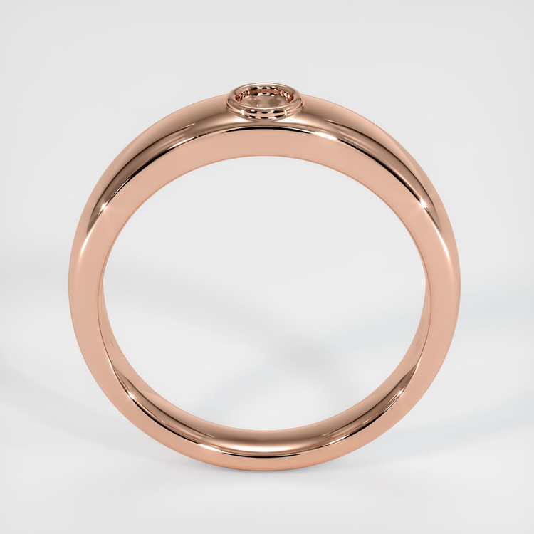 14K Rose Gold Men's Ring Setting