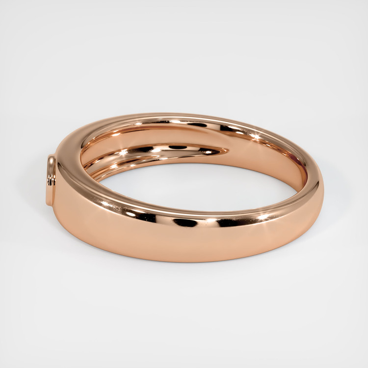 18K Rose Gold Men's Ring Setting