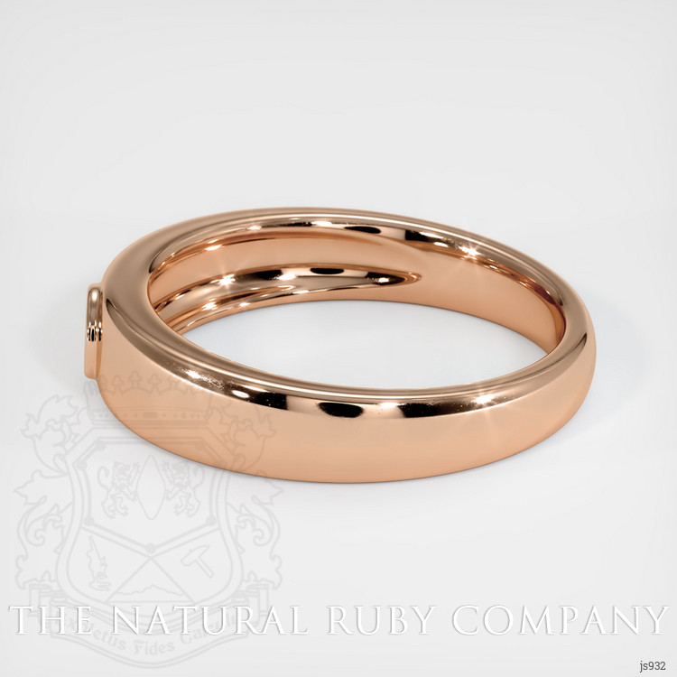 18K Rose Gold Men's Ring Setting