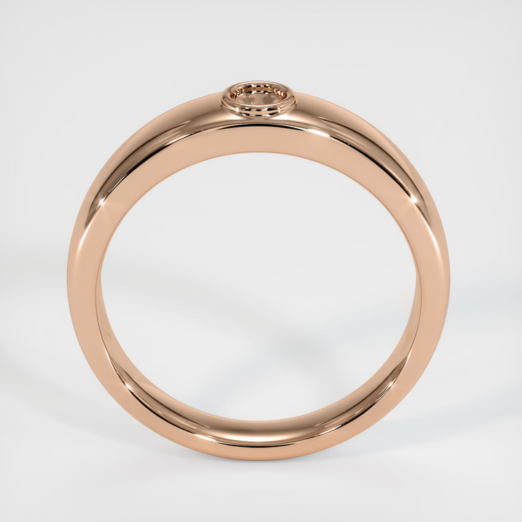 18K Rose Gold Men's Ring Setting