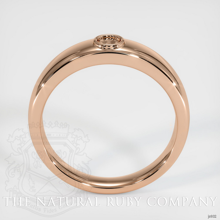 18K Rose Gold Men's Ring Setting