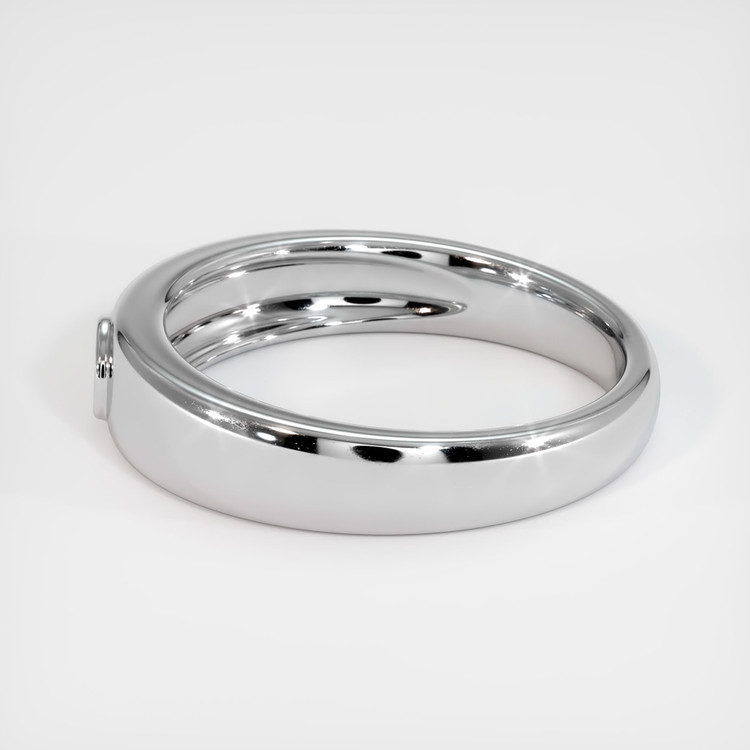 14K White Gold Men's Ring Setting
